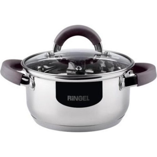Каструля Ringel Meyer, 16см, 1.6л, нержавіюча сталь, з кришкою (RG-2008-16)