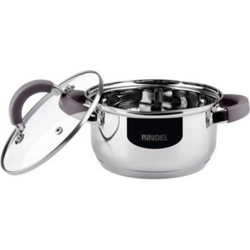Каструля Ringel Meyer, 16см, 1.6л, нержавіюча сталь, з кришкою (RG-2008-16)