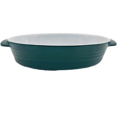 Форма для запікання Limited Edition Fantasia, овальна, кам'яна кераміка, зелена (HJ1288)