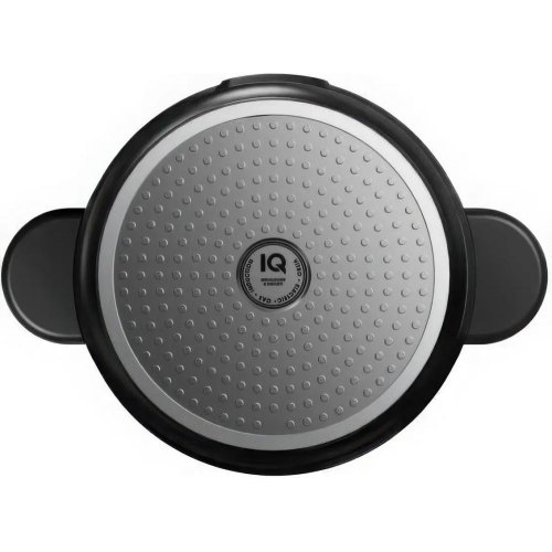 Сотейник IQ Be Simple, 32см, 5.6л, з двома ручками, литий алюміній, з кришкою (IQ-2149-32)