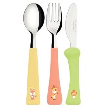 Набір столового приладдя Tramontina Baby Friends, дитячий, 3шт, нержавіюча сталь/поліпропілен (23797/906)