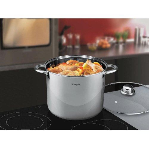Каструля Ringel Dresden, 26см, 9л, нержавіюча сталь, з кришкою (RG-2011-26)