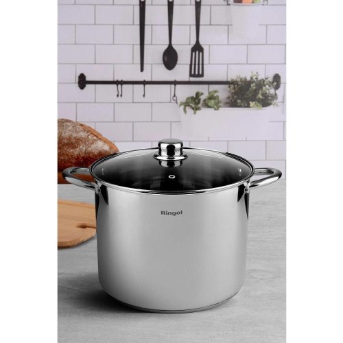 Каструля Ringel Dresden, 26см, 9л, нержавіюча сталь, з кришкою (RG-2011-26)