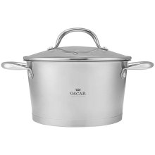 Каструля OSCAR Delight, 20см, 3л, нержавіюча сталь, з кришкою (OSR-2005-20)
