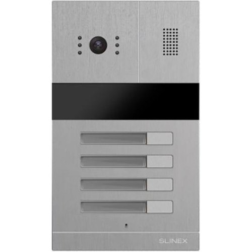 Панель виклику Slinex MA-04, багатоабонентська, 2MP, 115 градусів, срібляста