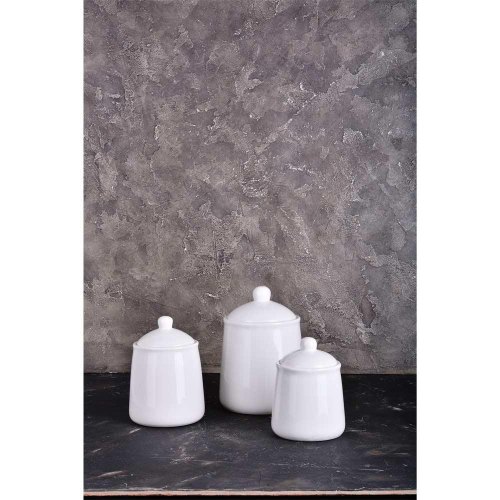 Банка Limited Edition Cook, 770мл, кераміка, біла (202C-008-A19)