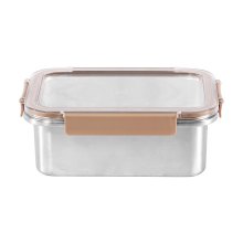 Контейнер Ringel Meyer, 2л, прямокутний, нержавіюча сталь, пластикова кришка (RG-9102/2000)