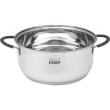 Каструля Bravo Chef Safran, 18см, 2л, з кришкою, нержавіюча сталь (BC-2014-18)