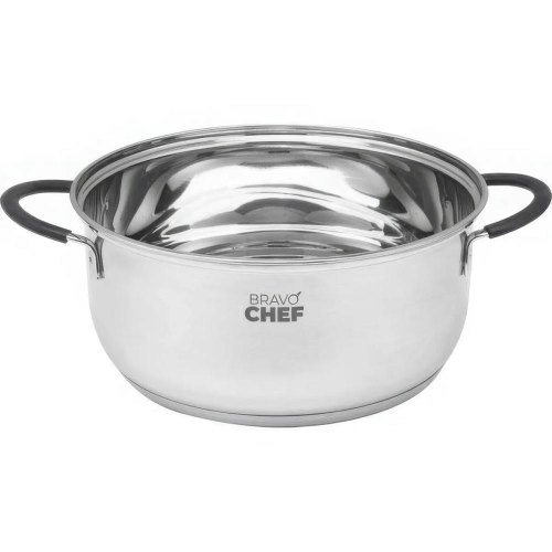 Каструля Bravo Chef Safran, 18см, 2л, з кришкою, нержавіюча сталь (BC-2014-18)