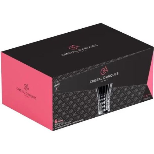 Набір склянок Cristal d'Arques Lady Diamond, 6шт, 270мл, кришталеве скло (L9747)