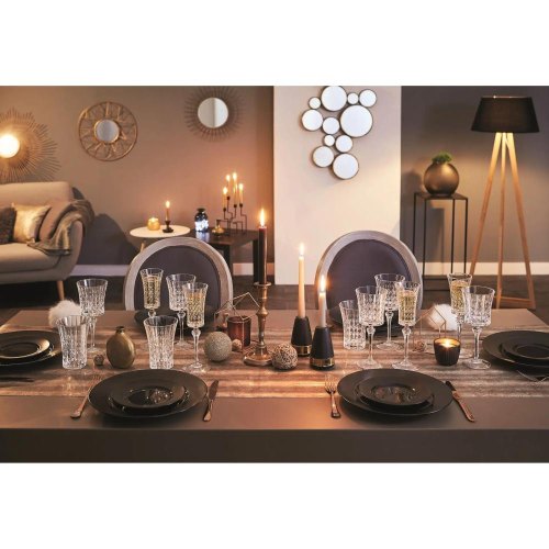 Набір склянок Cristal d'Arques Lady Diamond, 6шт, 270мл, кришталеве скло (L9747)