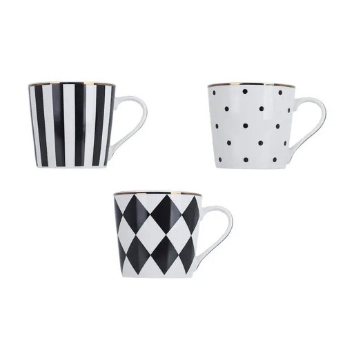 Чашка Limited Edition Geometry, 405мл, фарфор, колір в асортименті (B44-T1063)