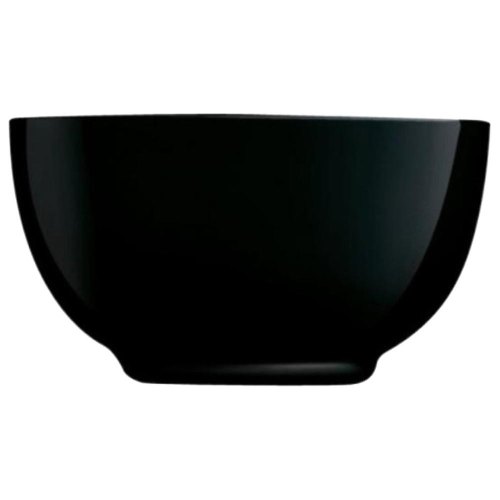 Салатник (піала) Luminarc Diwali Black, 14.5см, 750мл, загартоване скло, круглий, чорний (P0863)