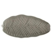 Блюдо Limited Edition Leaf Grey, 30x16.8см, порцеляна, овальне (B010785)