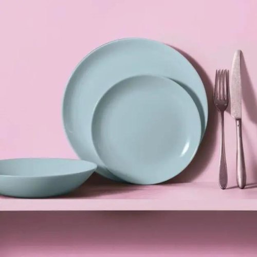 Тарілка обідня Luminarc Diwali Paradise Blue, 25см, ударостійке скло, кругла (V5720)