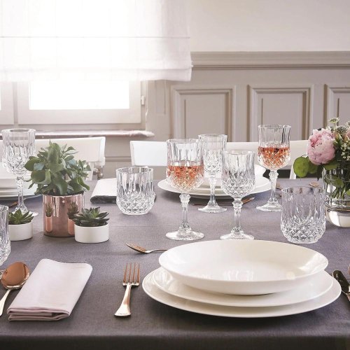 Набір келихів Cristal d'Arques Longchamp, 6шт, 250мл, кришталеве скло (L7550)