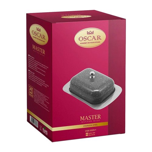 Маслянка OSCAR Master, нержавіюча сталь, з кришкою (OSR-5009/1)