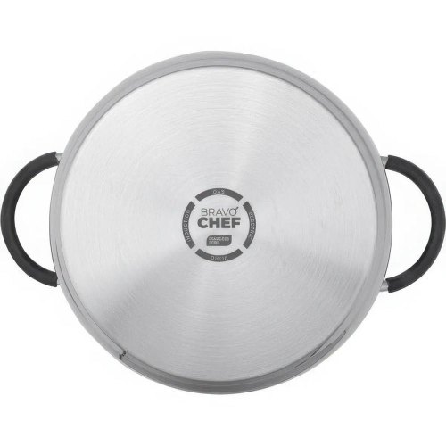 Каструля Bravo Chef Safran, 16см, 1.4л, з кришкою, нержавіюча сталь (BC-2014-16)