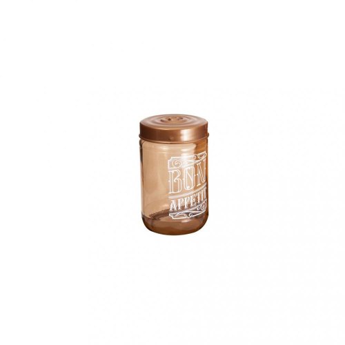 Банка Herevin Gold Rose, 660мл, скло, пластикова кришка (172441-145)