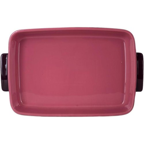 Форма для запікання Limited Edition Fantasia, жаростійка кераміка, прямокутна, фіолетово-рожева (HJ901)