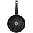 Сковорода глибока Ringel Koriander, 24см, кований алюміній, антипригарне покриття, кришка з загартованого скла (RG-1107-24)