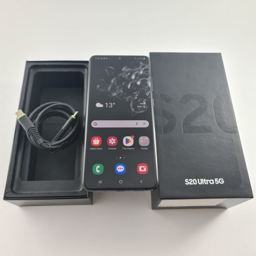 Смартфон Samsung Galaxy S20 Ultra (G988B) 128Gb Cosmic Black (SM-G988BZKDSEK) USED **