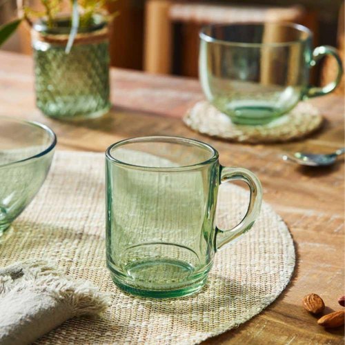 Чашка Luminarc Alba Soft Green, 250мл, загартоване скло (V2817)