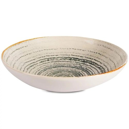 Тарілка супова Ipec Storm, 21см, кам'яна кераміка, кругла (30907695)