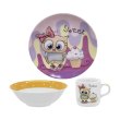 Набір дитячого посуду Limited Edition Sweet Owl, 3 предмети, порцеляна (YF6027)