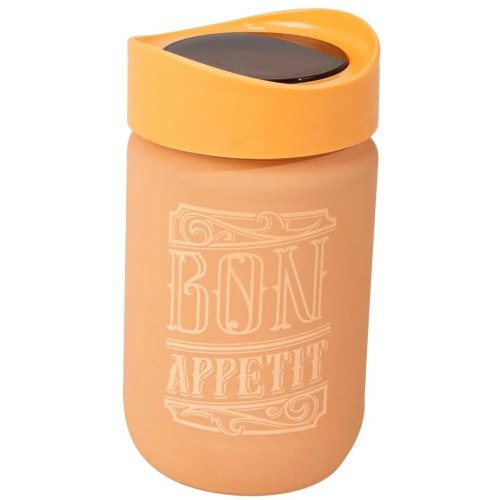 Банка Herevin 2024 Colours Plastic Lid, 660мл, скло, пластикова кришка (149367-150)