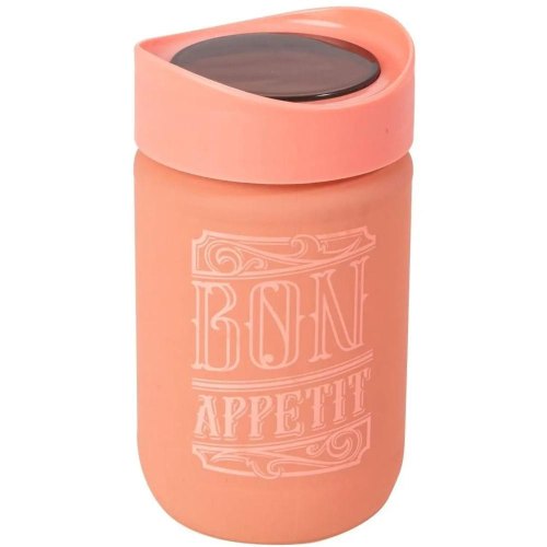 Банка Herevin 2024 Colours Plastic Lid, 660мл, скло, пластикова кришка (149367-150)