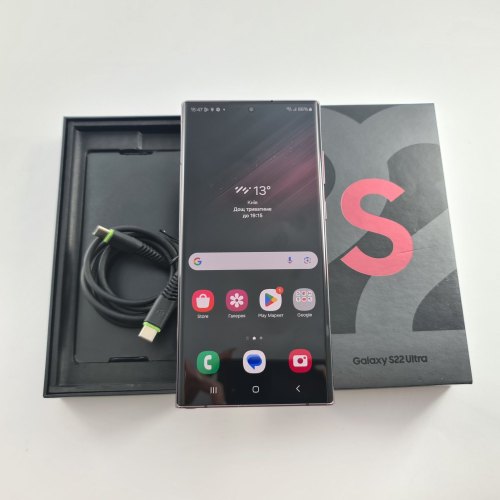 Смартфон Samsung Galaxy S22 Ultra (S908B) 256Gb Burgundy (SM-S908BDRGSEK) USED **