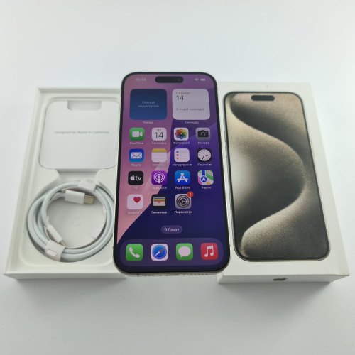 Смартфон iPhone 15 Pro 512GB Natural Titanium,Model A3102 USED **