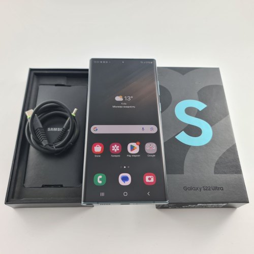 Смартфон Samsung Galaxy S22 Ultra (S908B) 256Gb Green (SM-S908BZGGSEK) USED **