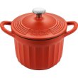 Гусятниця BUYDEEM CP541, 1.8л, чавун, внутрішнє емальоване покриття, кругла, для всіх видів плит, Koi Red (CP541-KR)