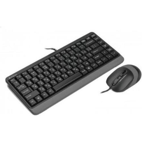 Комплект (клавіатура, миша) A4Tech Fstyler F1110 Grey USB