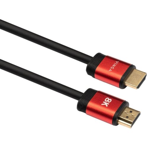 Кабель мультимедійний HDMI to HDMI 1.8m v2.1 8K Vinga (VCPHDMIMM211.8)