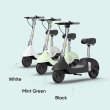 Електросамокат з сидінням OKAI Ceetle PRO EA10C Mint 10', 350(900)W, 25Km/h, 10,4Ah, 55Km, 20%,NFC, App, 29kg Green