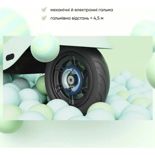 Електросамокат з сидінням OKAI Ceetle PRO EA10C Mint 10', 350(900)W, 25Km/h, 10,4Ah, 55Km, 20%,NFC, App, 29kg Green