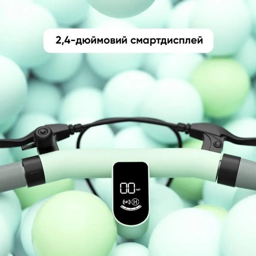 Електросамокат з сидінням OKAI Ceetle PRO EA10C Mint 10', 350(900)W, 25Km/h, 10,4Ah, 55Km, 20%,NFC, App, 29kg Green