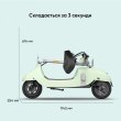 Електросамокат з сидінням OKAI Ceetle PRO EA10C Mint 10', 350(900)W, 25Km/h, 10,4Ah, 55Km, 20%,NFC, App, 29kg Green
