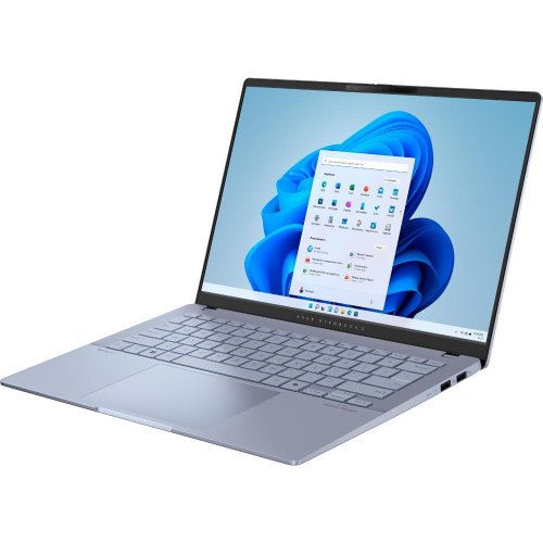 Ноутбук ASUS Vivobook S 14 S5406SA-QD004W 14” WUXGA OLED, Intel Ultra 5 226V, 16GB, F512GB, UMA, Win11, Блакитний 90NB15R2-M00180