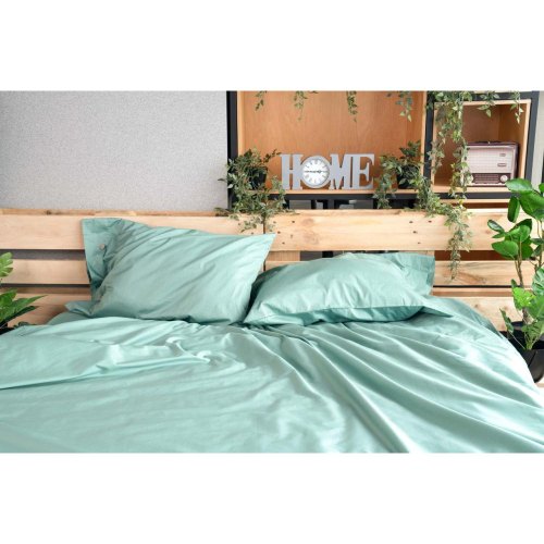 Підковдра Ardesto Mix&Match, 200х220см, 100% бавовна, сатин, зелена (ART2022DVG)