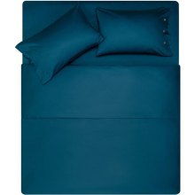 Комплект постільної білизни Ardesto Mix&Match, двоспальний, підковдра/простирадло/2 наволочки, 100% бавовна, сатин, синій (ART2022SB)