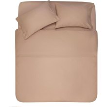 Простирадло на резинці Ardesto Mix&Match, 160х200+30см, 100% бавовна, сатин, бежеве (ART1620FSI)
