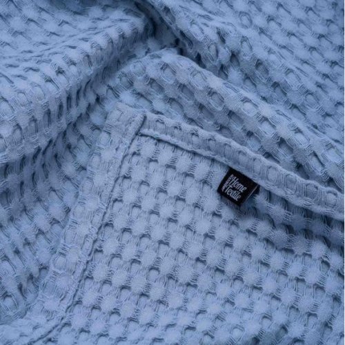 Плед Ardesto Pique, 220x230см, 100% бавовна, блакитний (ART0822PB)