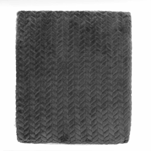 Плед Ardesto Jacquard Braid, 200х220см, 100% поліестер, сірий (ART0204JB)