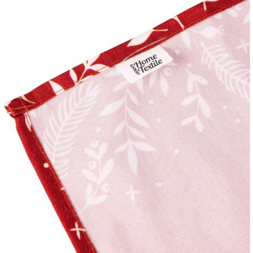 Ранер Ardesto Christmas Happy Holidays, 40х140см, 90% поліестер, 10% бавовна, червоний (ART01HR)
