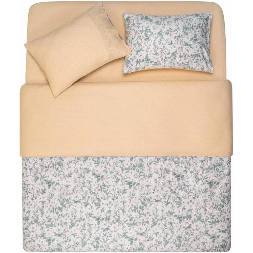 Комплект постільної білизни Ardesto Gloria, двоспальний, підковдра/простирадло/2 наволочки, 100% бавовна, сатин, квіти, рожевий (ART2022FW)