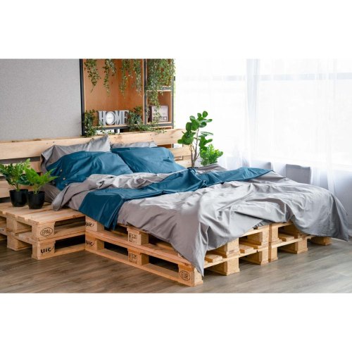 Підковдра Ardesto Mix&Match, 160х220см, 100% бавовна, сатин, сіра (ART1622DVD)